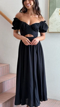 Pink Diamond Sale Dresses^Hulu Maxi Dress - Black