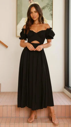 Pink Diamond Sale Dresses^Hulu Maxi Dress - Black