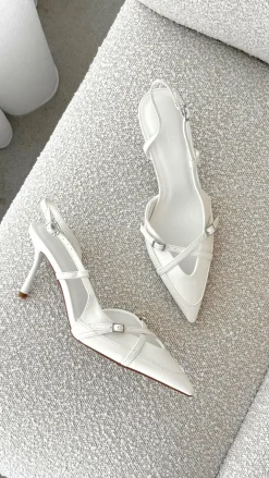 Billini Billini|Wedding Guest Dresses^Huxly Heel - White Shine
