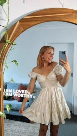 selfawear Beauty|Gift Collection^I Am Worthy - Affirmation Mirror Sticker