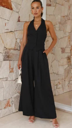 SASHA (BNE) Sets^Idola Crop Top - Black