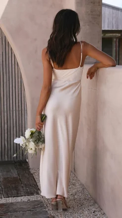 Alive Girl Je T'Aime|Dresses^Ilana Maxi Dress - Champagne