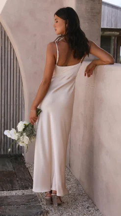 Alive Girl Je T'Aime|Dresses^Ilana Maxi Dress - Champagne