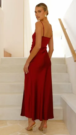 Alive Girl Dresses|Bridesmaid^Ilana Maxi Dress - Wine