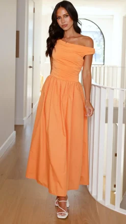 LILYWHYT Dresses|Midi^Immy Midi Dress - Melon