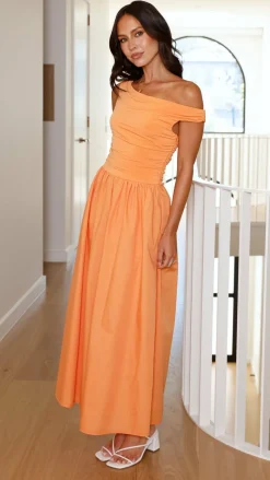 LILYWHYT Dresses|Midi^Immy Midi Dress - Melon