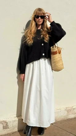 LILYWHYT Dresses|Midi^Immy Midi Dress - White