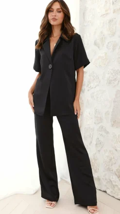 IDS Sets|Bottoms^Imogen Button Pants - Black