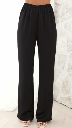 IDS Sets|Bottoms^Imogen Button Pants - Black