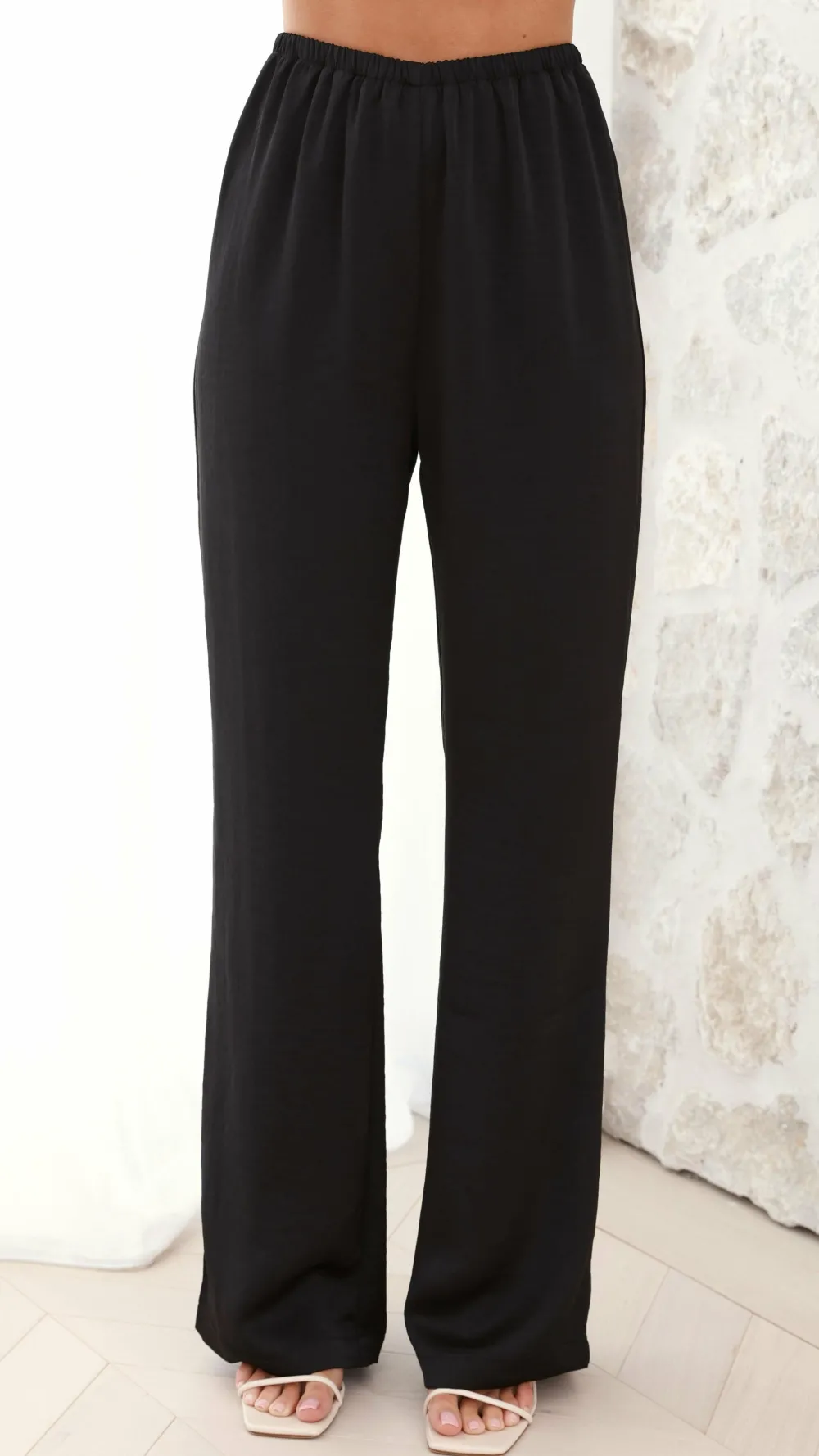 IDS Sets|Bottoms^Imogen Button Pants - Black