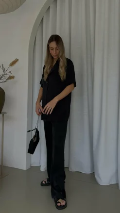 IDS Sets|Bottoms^Imogen Button Pants - Black