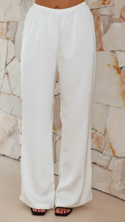 IDS Sets|Bottoms^Imogen Button Pants - Cream