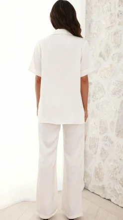 IDS Sets|Bottoms^Imogen Button Pants - Cream