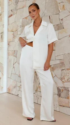 IDS Sets|Tops^Imogen Button Shirt - Cream