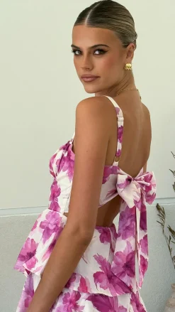 LILYWHYT Dresses|Maxi^Indi Maxi Dress - Pink Floral