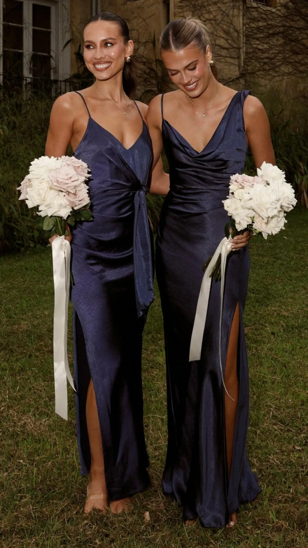 SASHA (BNE) Mon Cheri|Dresses^Iris Asymmetrical Maxi Dress - Navy