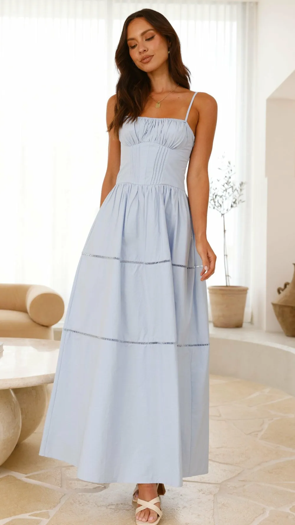 LILYWHYT Dresses|Maxi^Isabella Maxi Dress - Blue