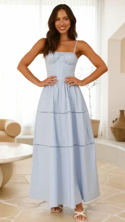 LILYWHYT Dresses|Maxi^Isabella Maxi Dress - Blue