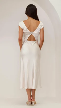 SASHA (BNE) Sale Evening|Sale Dresses^Ivana Midi Dress - Champagne