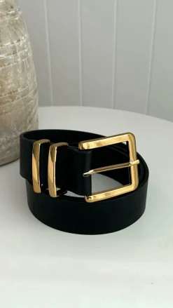 Angel Whisper Belts|The Denim Edit^Jabilo Belt - Black / Gold