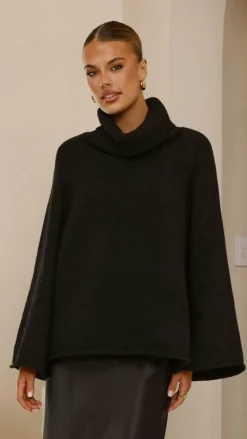 Fashion Allied Knitwear|Knitwear^Jacques Knitted Jumper - Black