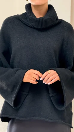 Fashion Allied Knitwear|Knitwear^Jacques Knitted Jumper - Black