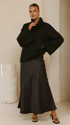 Fashion Allied Knitwear|Knitwear^Jacques Knitted Jumper - Black
