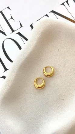 Angel Whisper Earrings|Denim Dress Edit^Jacquotte Earrings - Gold