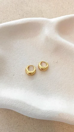 Angel Whisper Earrings|Denim Dress Edit^Jacquotte Earrings - Gold
