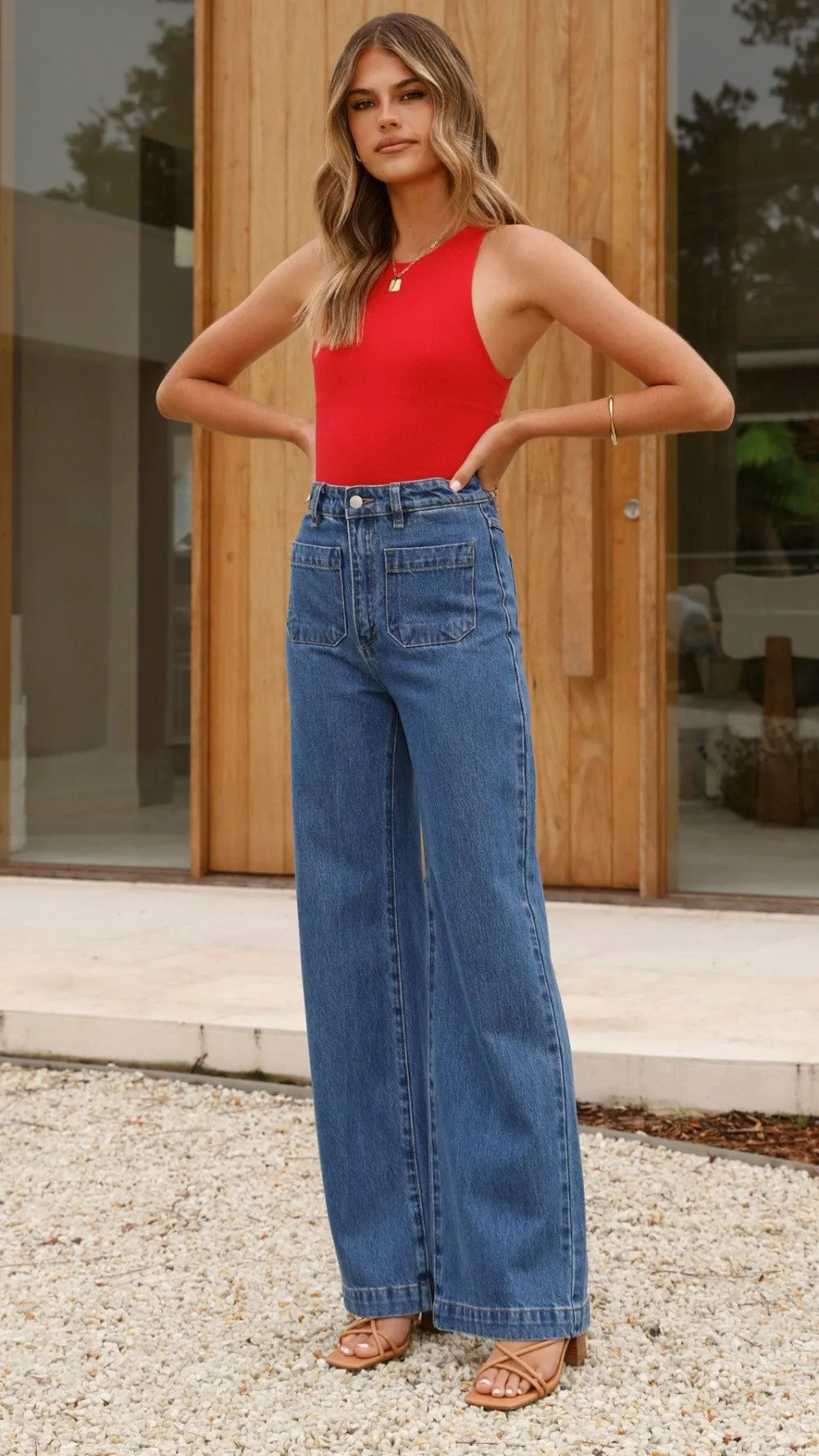 Burans Tops^Jakira Bodysuit - Red