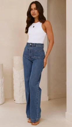 Burans Tops^Jakira Bodysuit - White