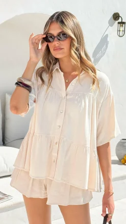 Fashion Allied Sets|Tops^Jana Top - Cream