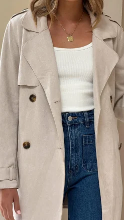 Fashion Allied Coats|Coats^Jaya Coat - Natural