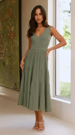 My Girl Knit Dresses|Knitwear^Jayde Knit Dress - Khaki