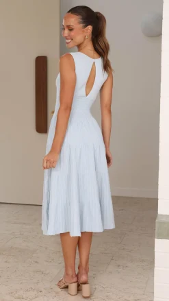 My Girl Knit Dresses|Knitwear^Jayde Knit Dress - Light Blue