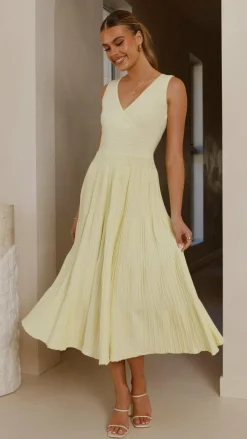 My Girl Knit Dresses|Knitwear^Jayde Knit Dress - Yellow