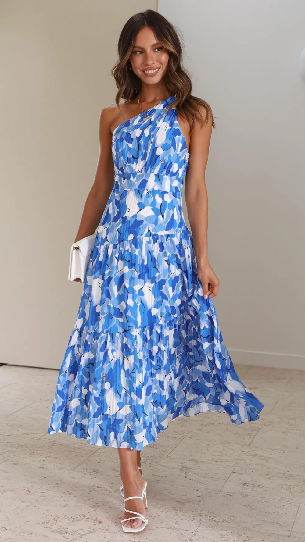 Main St Dresses|Maxi^Jayma Maxi Dress - Blue Floral