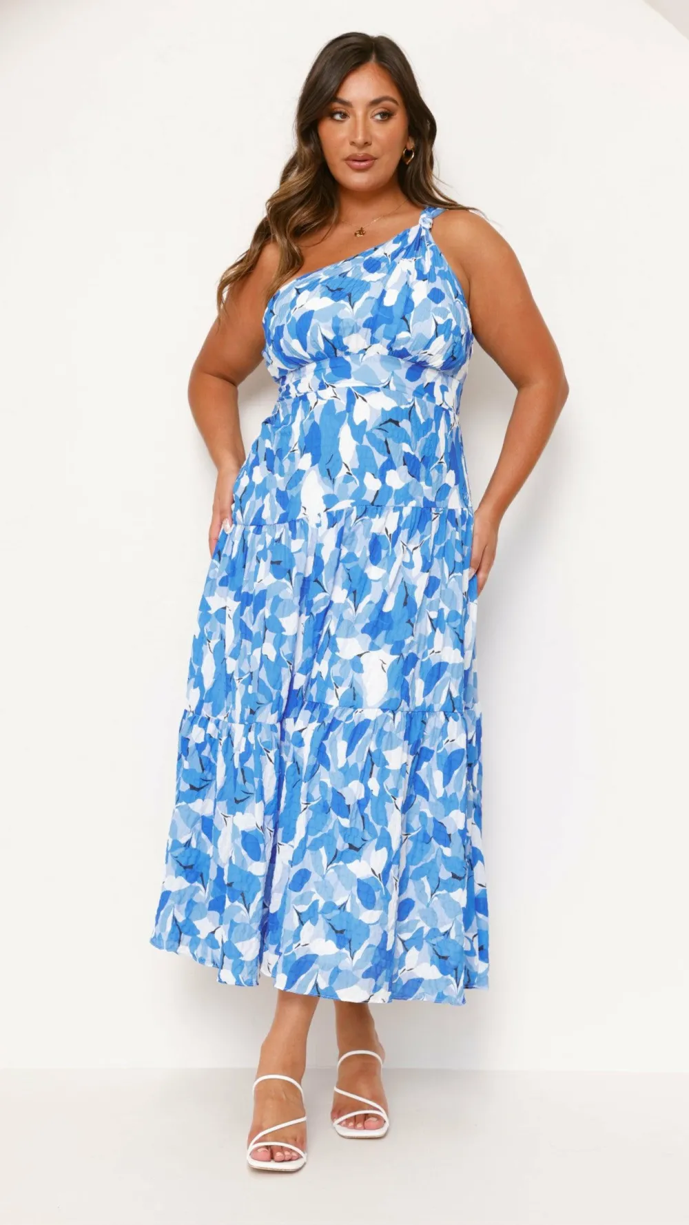 Main St Dresses|Maxi^Jayma Maxi Dress - Blue Floral