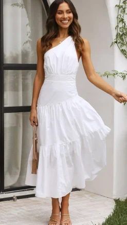 Main St Sale Evening|Polo^Jayma Maxi Dress - White