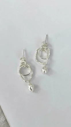 Angel Whisper Earrings|Je T'Aime^Jaymee Earrings - Silver