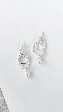 Angel Whisper Earrings|Je T'Aime^Jaymee Earrings - Silver