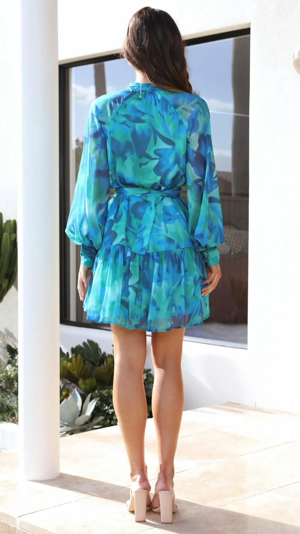 Main St Dresses|Mini^Jazmyn Mini Dress - Blue Multi