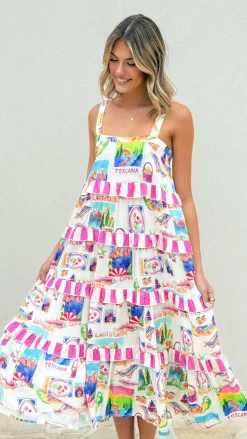 Fashion Allied Sale Dresses^Jeena Maxi Dress - Nicoletta Print