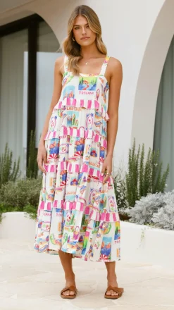 Fashion Allied Sale Dresses^Jeena Maxi Dress - Nicoletta Print