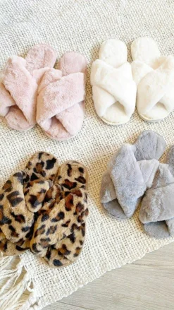 Angel Whisper Shoes|Slippers^Jessica Fluffy Slippers - Light Pink