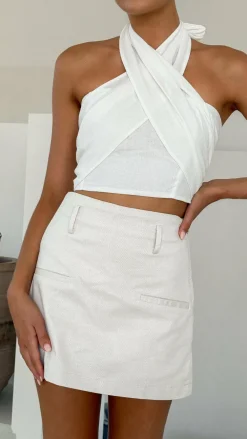 Burans Bottoms^Jessica Skort - Off-White