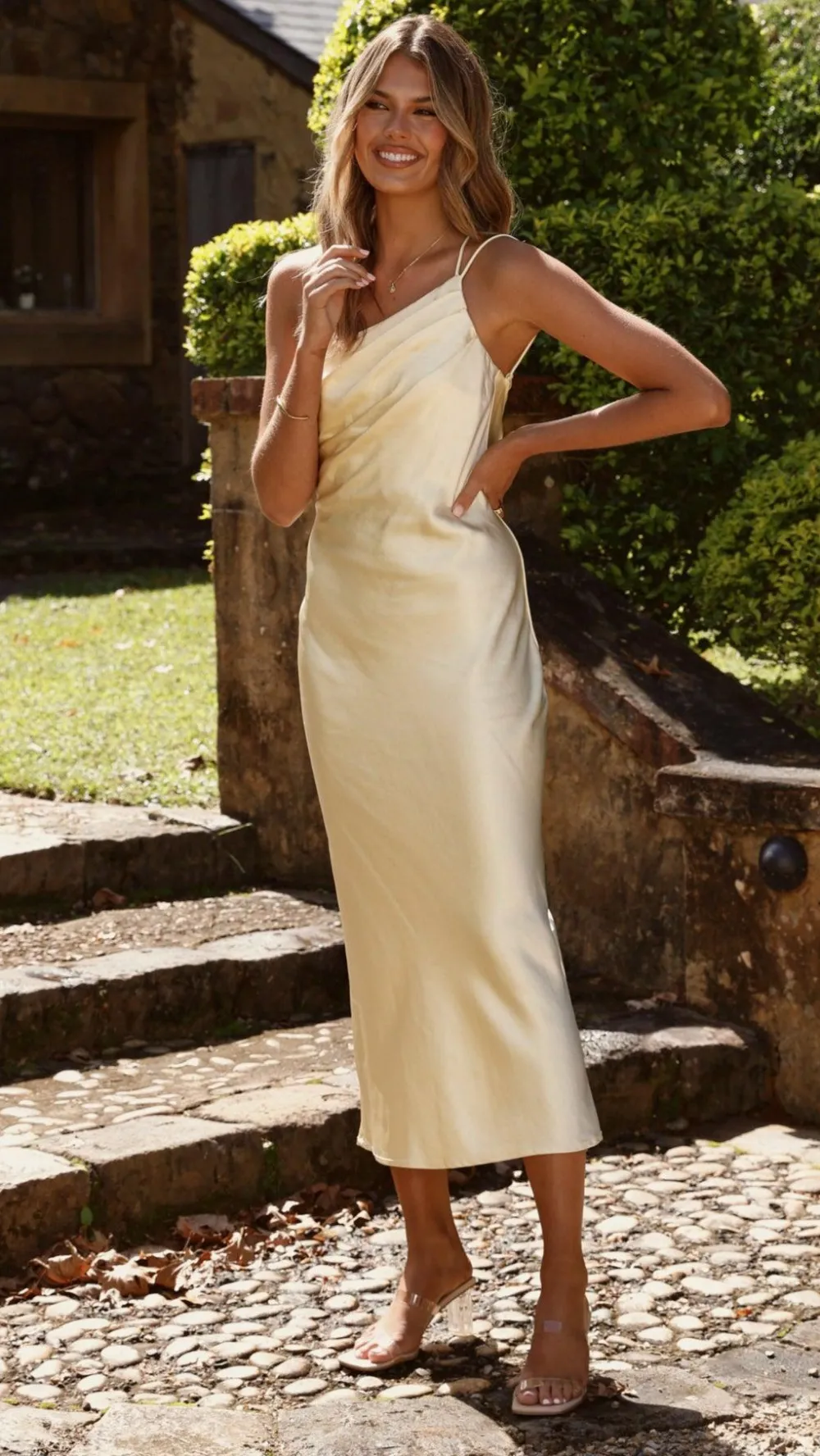 Alive Girl L'Amour|Dresses^Josephina Midi Dress - Yellow