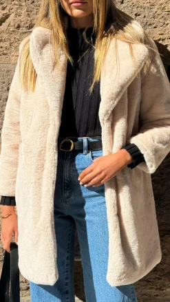 LILYWHYT Coats|Coats^Josie Coat - Beige