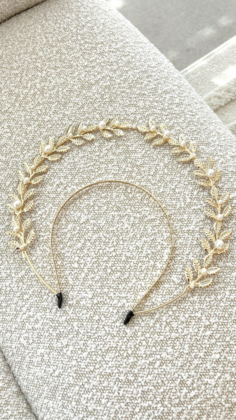 Morgan and Taylor Fascinators|Hair Accessories^Juliet Halo Headband - Gold