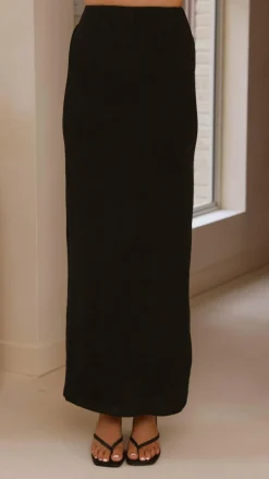 LILYWHYT Sets|Bump Friendly^Kahili Maxi Skirt - Black